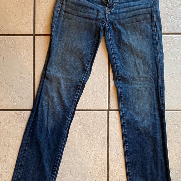 American Eagle Outfitters Denim - American Eagle Outfitters Women Denim Jeans Super Stretch Straight Leg Sz 4 Long